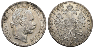 Rakousko - 1 Zlatník 1879, František Josef I.