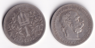 Rakousko - 1 koruna 1895 František Josef I.