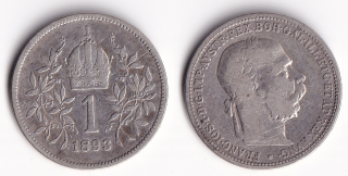 Rakousko - 1 koruna 1894 František Josef I.