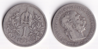 Rakousko - 1 koruna 1895 František Josef I.