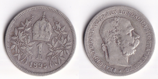 Rakousko - 1 koruna 1895 František Josef I.