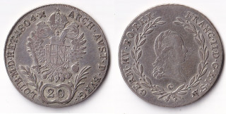 Rakousko - 20 krejcar 1804 G
