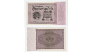 Německo - 100.000 Marka 1.2.1923, Pick.83a, Ros.82a - série T