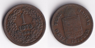 Uhersko - 1 krejcar, 1879 KB