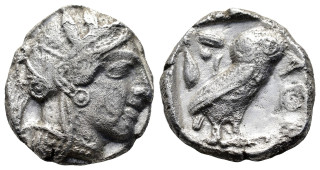 Řecko – Attika, Athény, cca 454–404 př. n. l., tetradrachma
