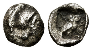 Řecko – Attika, Athény, cca 485/480 př. n. l., hemiobol