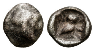 Řecko – Attika, Athény, AR obol, cca 5.–4. století př. n. l.