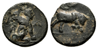 Řecko - Kárie – Kaunos, cca 350–300 př. n. l., AE