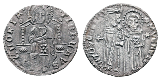 Itálie – Benátky, Antonio Venier, 1382–1400, AR grosso