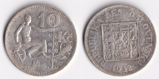 Československo - 10 korun 1932