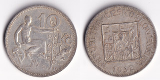 Československo - 10 korun 1932