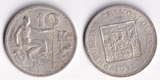 Československo - 10 korun 1932