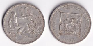 Československo - 10 korun 1932