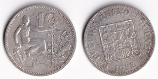 Československo - 10 korun 1932