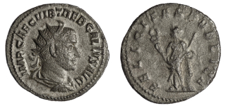 Řím - Trebonianus Gallus AR Antoninianus Felicitas PVBL