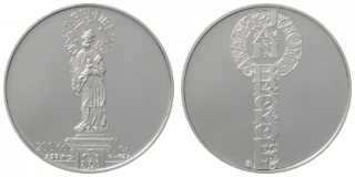 200 Kč 2018. Pamětní stříbrná mince k 300. výročí úmrtí Jana Brokoffa - PROOF