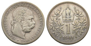 Rakousko - 1 koruna 1901, František Josef I.