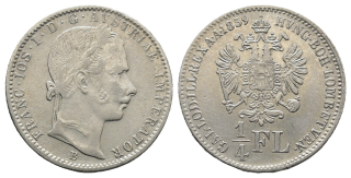 1/4 zlatý 1859 B