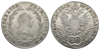 Rakousko - 20 krejcar 1808