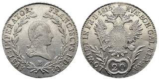 Rakousko - 20 krejcar 1815 B