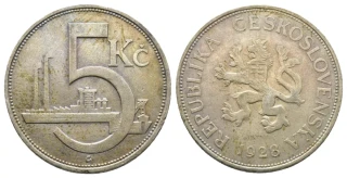 Československo - 5 korun 1928