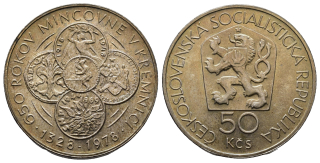 Československo 50 Kčs 1978 - Mincovna Kremnica