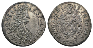 3 krejcar 1698, Leopold, CH (Bratislava)