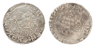 Pražský groš, Vladislav II. (1471-1516) 2,0g, místy v ploše lesk