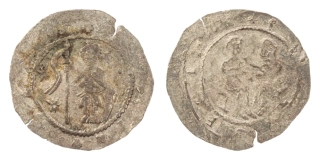 Vladislav I. denár cach 532, váha 0,52g