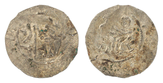 Vladislav I. denár cach 532, váha 0,59g, lesk v ploše