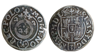 Poltorak (1/24 Tolar), Polsko, 1622, Zikmund III. Vasa