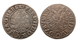RU - FERDINAND II. 1619-1637 - 3 KREJCAR 1629 Vratislav Riedel