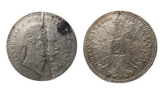 RU - 20 Krejcar 1869 Franz Joseph I. 1848-1916