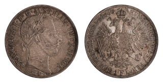 Rakousko - 1 zlatník 1860 A