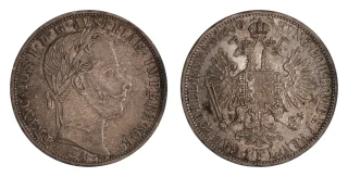 Rakousko - 1 zlatník 1860 A