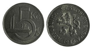 5 koruna 1938