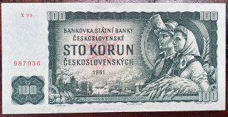 Československo - 1OO kčs - 1961 - X90