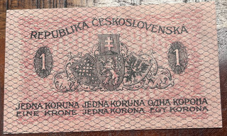 Československo - 1 Koruna - 1919 - 278