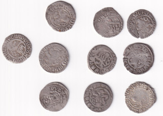 Čechy - LOT 10x Bílý peníz, Vladislav II. Jagellonský, Ag