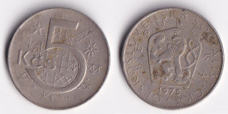 Československo - 5 Kčs - 1975